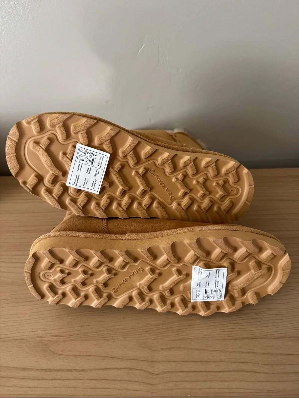 Bear Paw Women’s Tan Shearling-Lined Boots